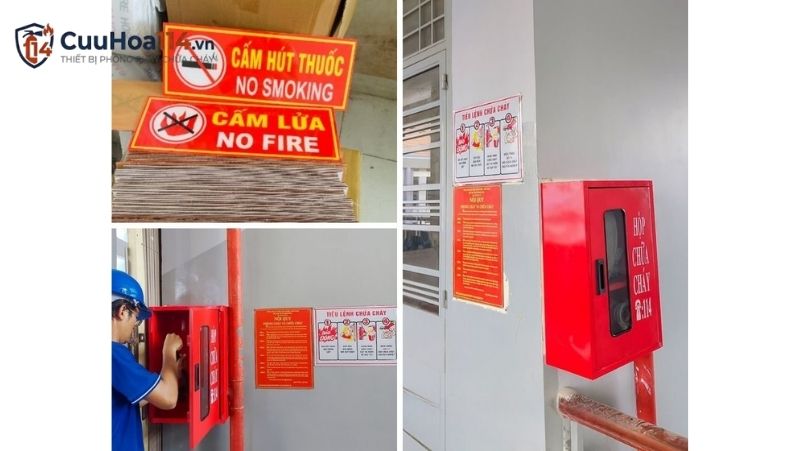 Cách phân biệt biển phòng cháy chữa cháy không đạt tiêu chuẩn